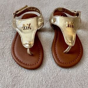 Little Girl Sandals michael kors gold toddler sandals size 6
